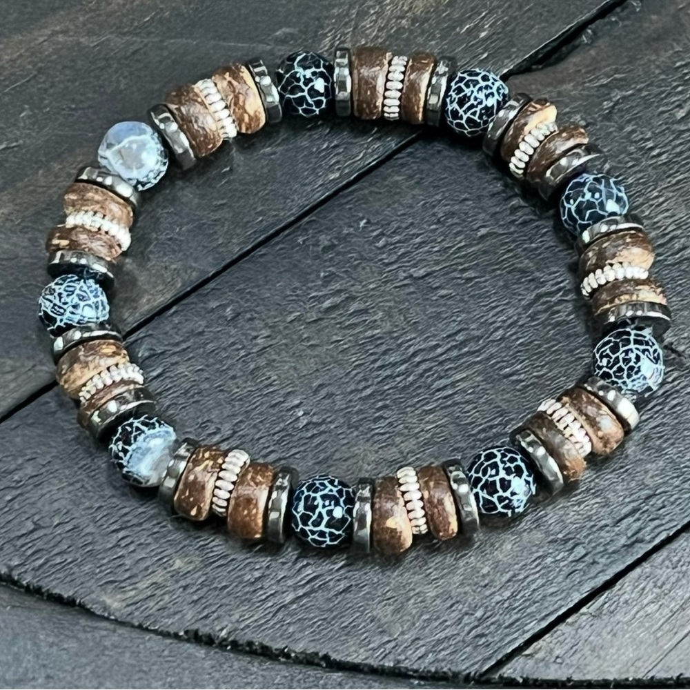 New Self Love Beaded Natural Stone Bracelet